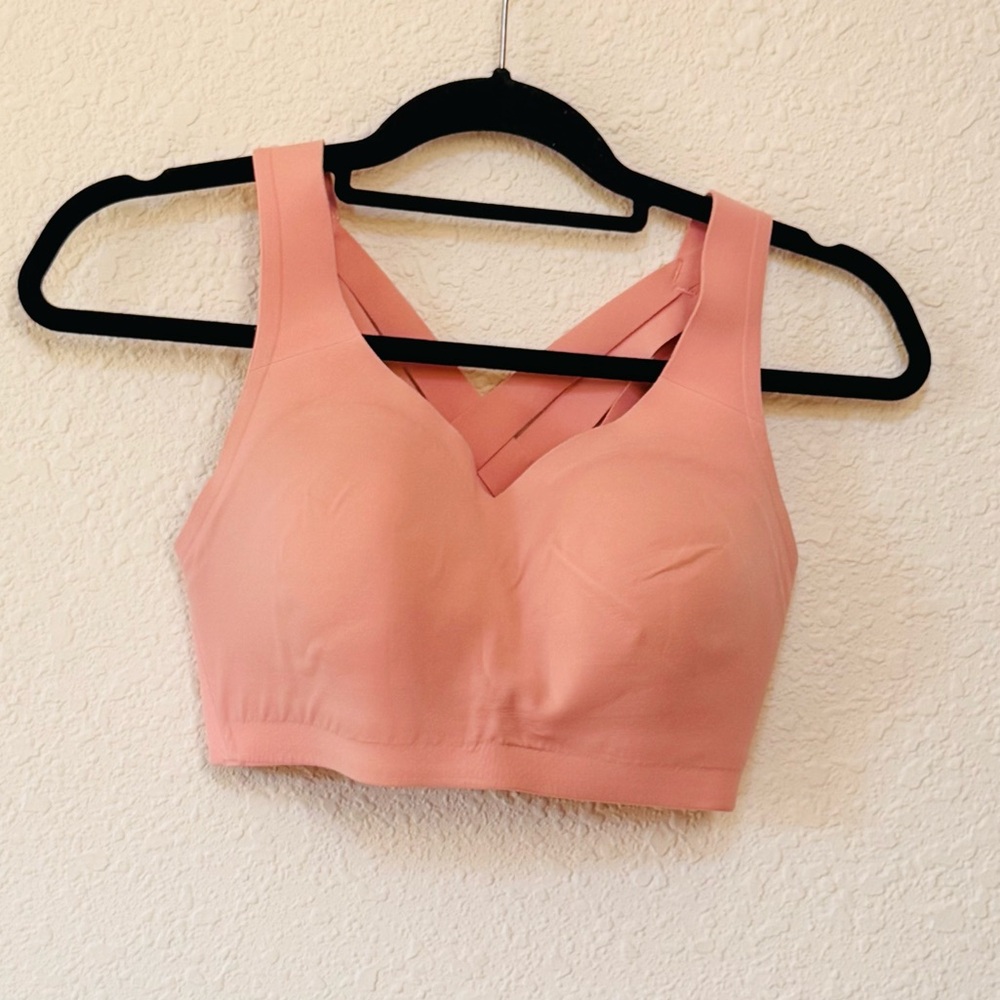 Lululemon Athletica Coral Cross-Back Sports Bra